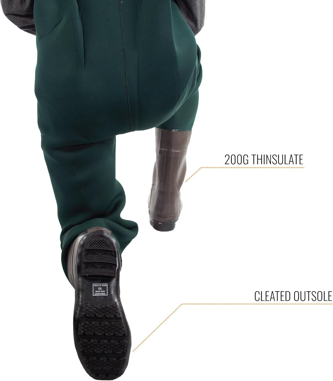 FROGG TOGGS Men's Amphib Stockingfoot Neoprene Waterproof Fishing Chest Wader for Fishing - Image 4