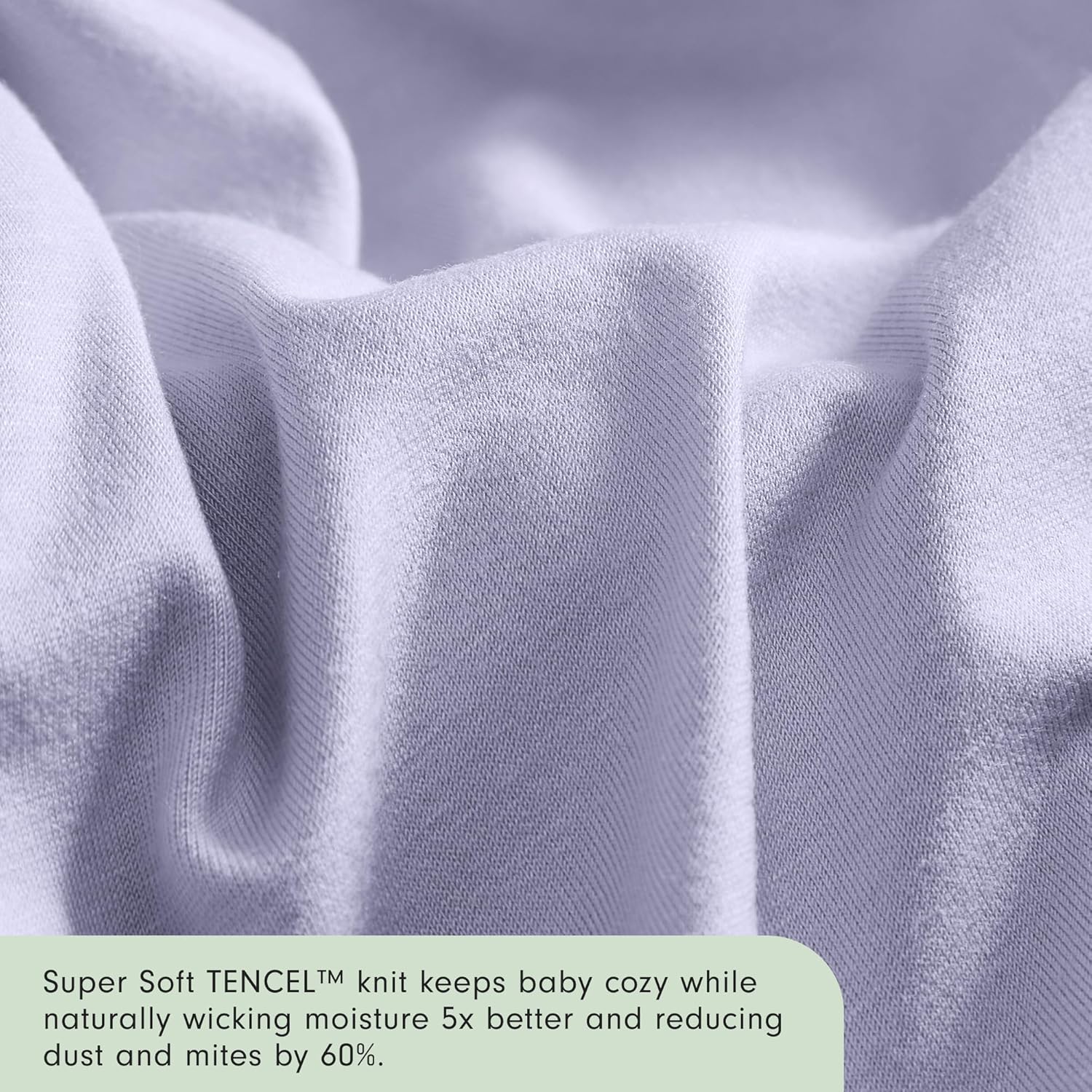 Joi All Season Super Soft Sleeping Bag, Wearable Blanket for Babies, 2024 Good Housekeeping Parenting Award Winner Sleep Sack, 0-6 Months, Lavender - Image 2